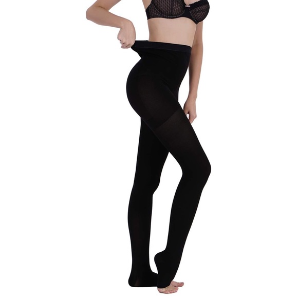 NEW| Compression Open Toe Tights - Picture 2 of 4